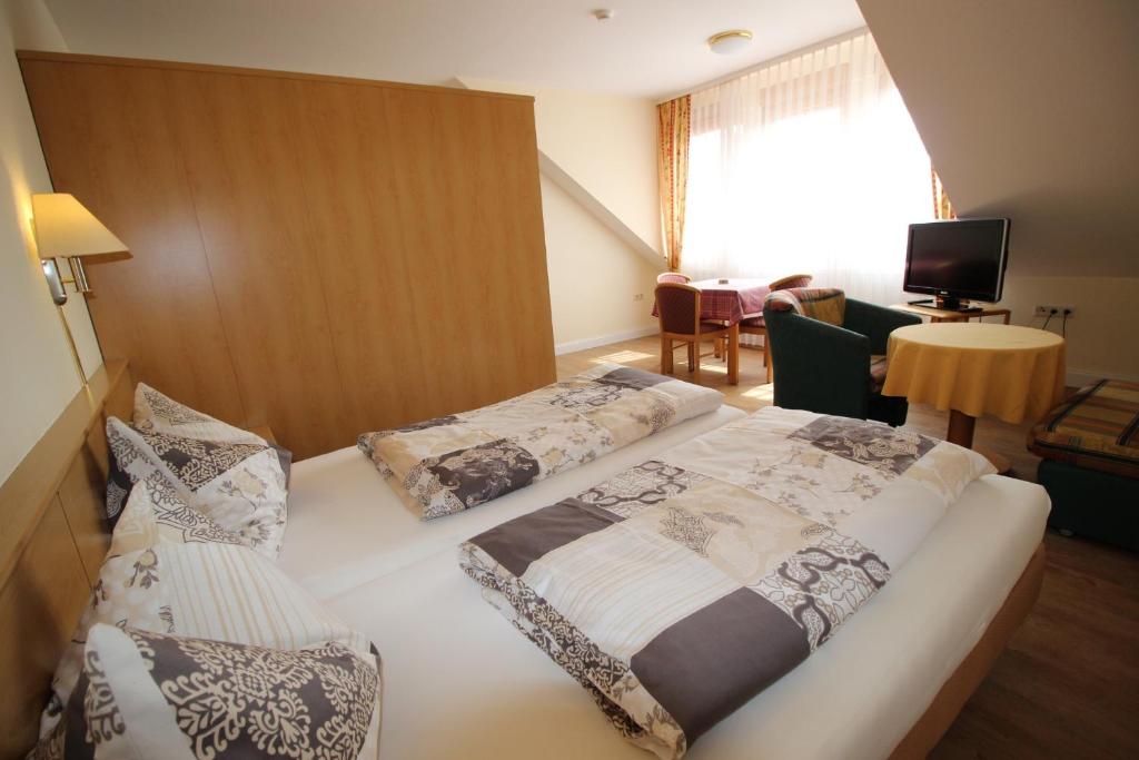 Postel nebo postele na pokoji v ubytování Appartements Leibold