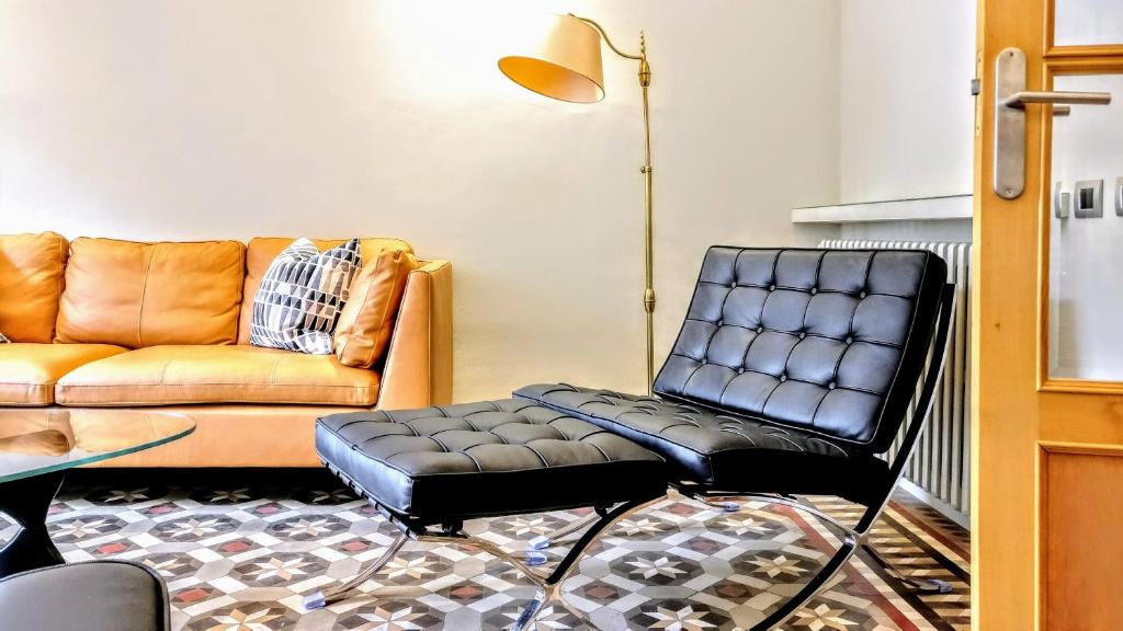 Posedenie v ubytovaní BizFlats Eixample Apartments
