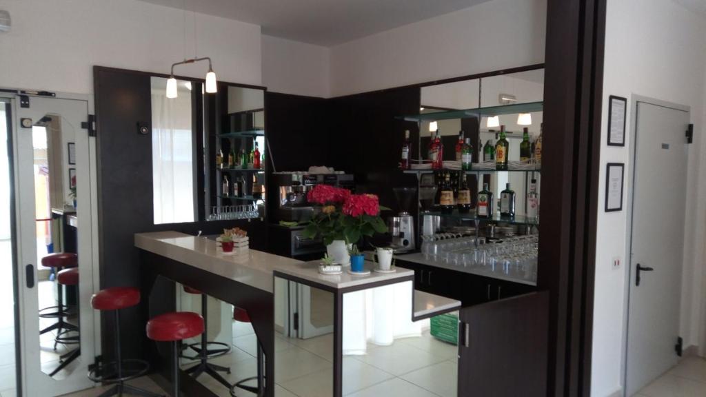 Lounge nebo bar v ubytování Hotel Prestige