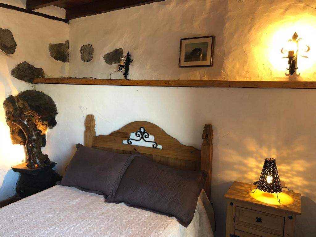 Postel nebo postele na pokoji v ubytování Casa Rural La Pagarrona