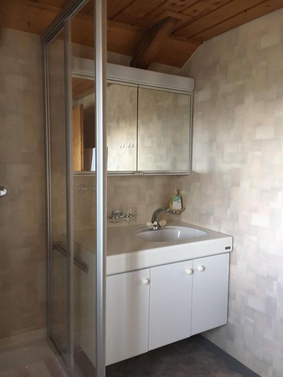 Koupelna v ubytování Appartement Fernsicht Triesenberg