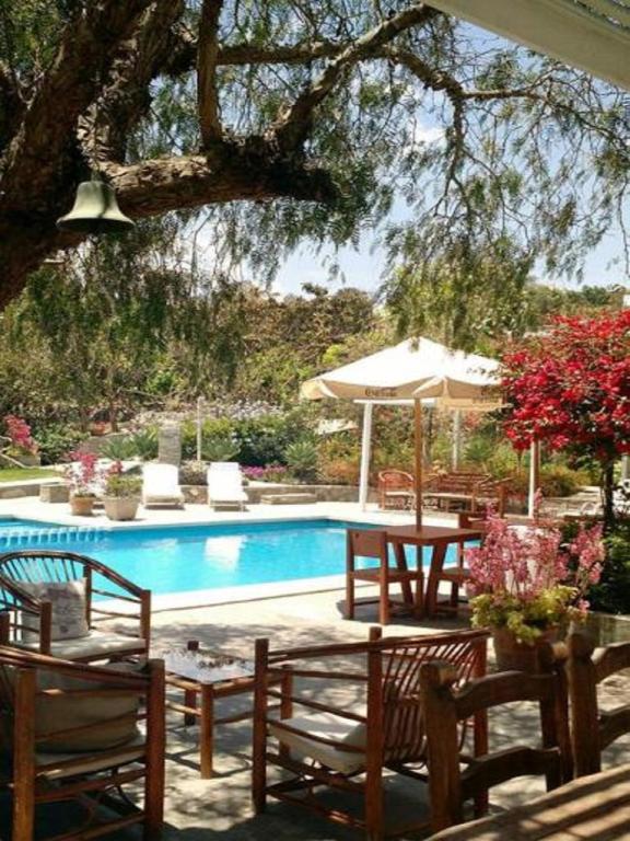 Bazén v ubytování Hotel Los Palomos nebo v jeho okolí