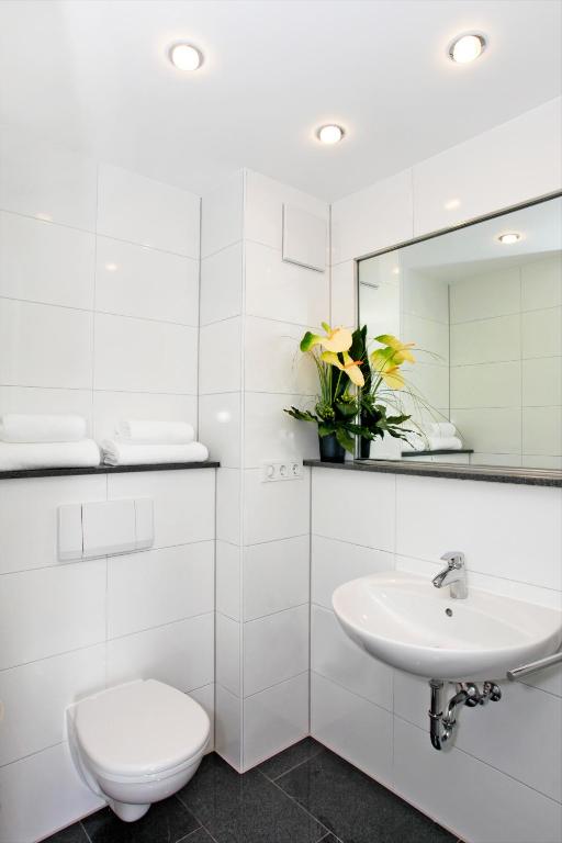 Koupelna v ubytování Hotel Apartment Laforsch
