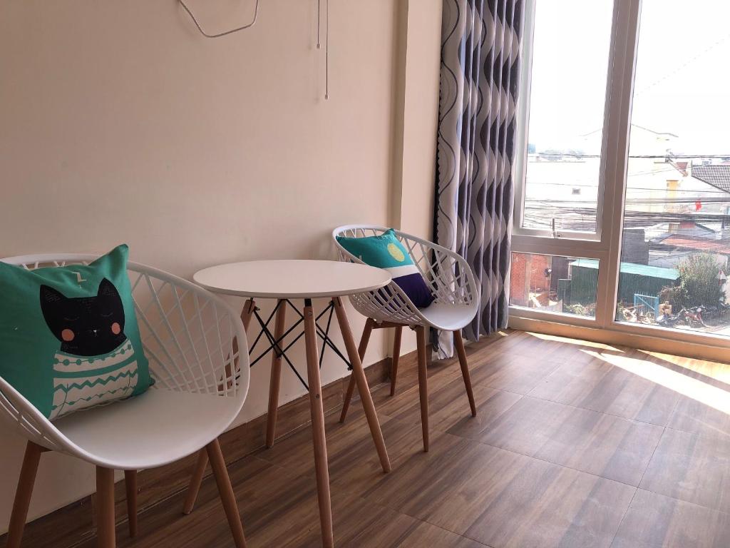 Area soggiorno di Mooka 's Home (Backpackers)