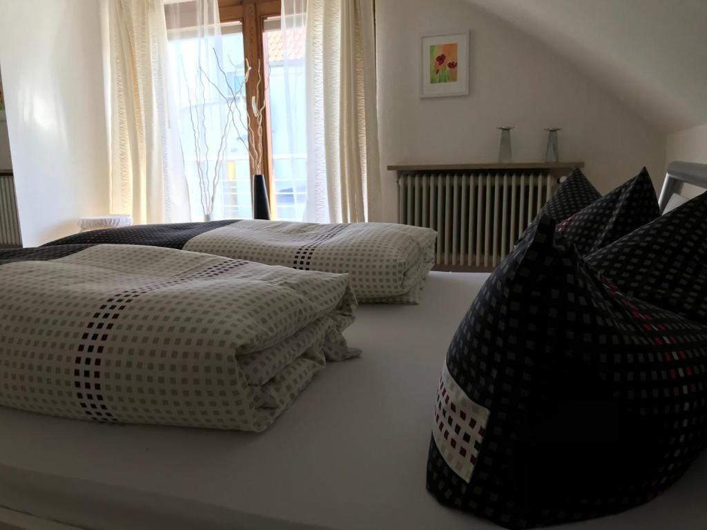 Postel nebo postele na pokoji v ubytování Haus Framinger