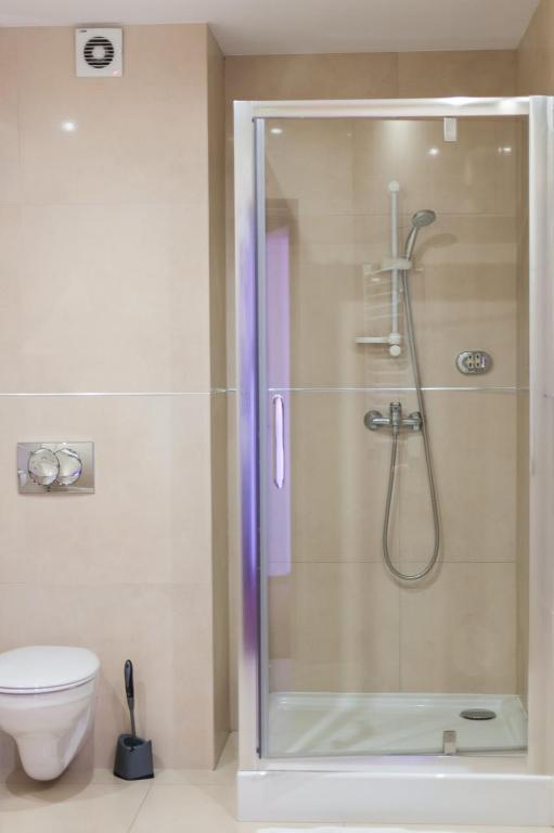 Kúpeľňa v ubytovaní Hotel Horyzont