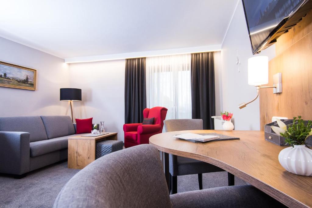 Posezení v ubytování Genusshotel "Zum Wendl"