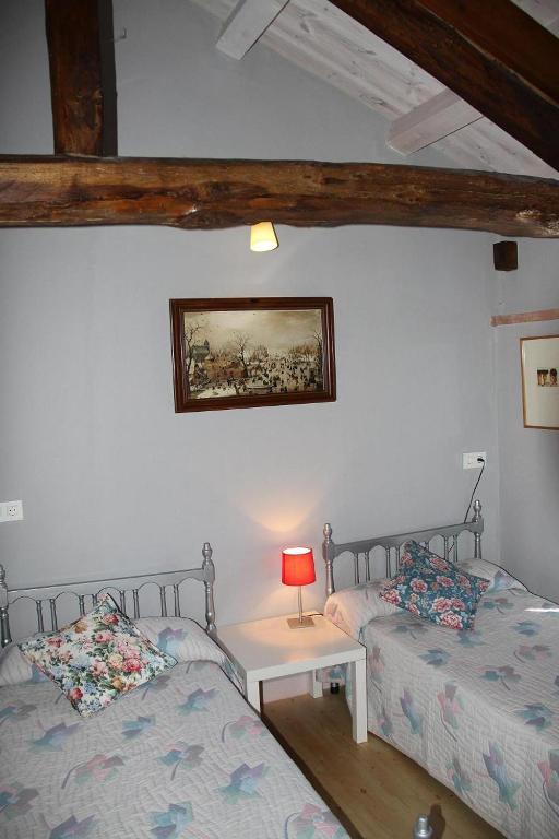 Cama o camas de una habitación en Casa Candana