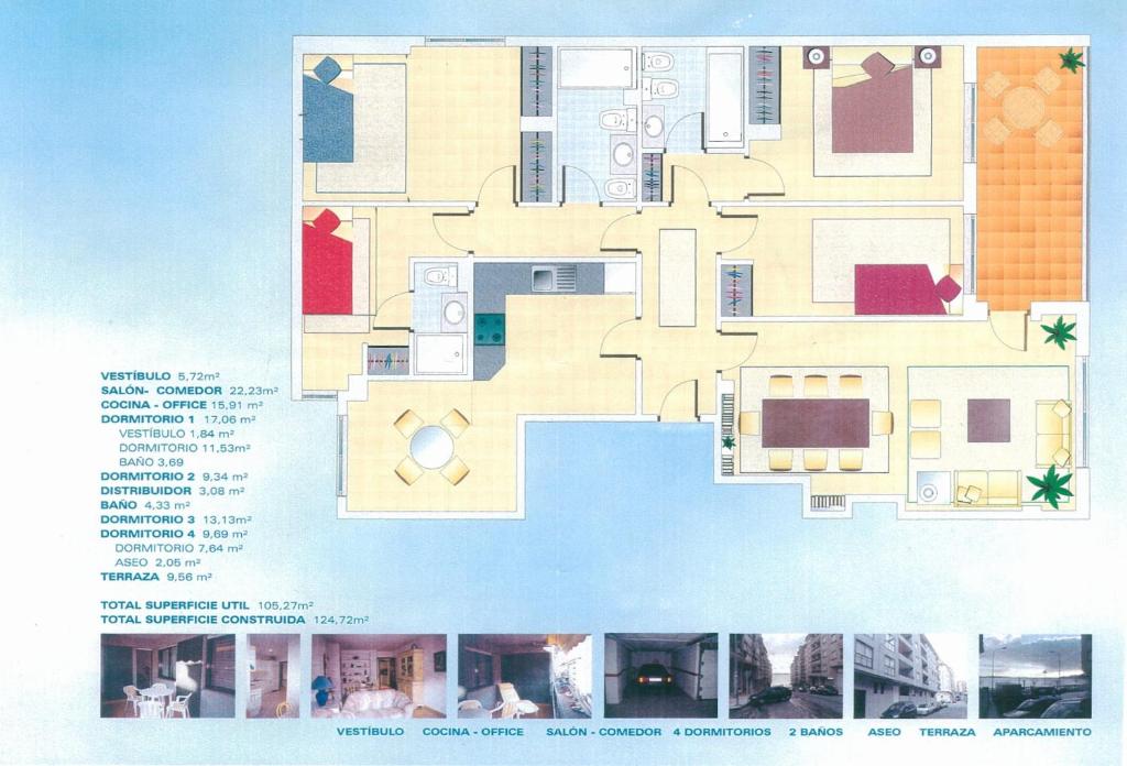 La Gaviota IIの見取り図または間取り図