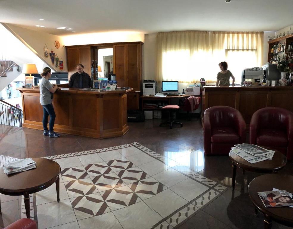 Vstupní hala nebo recepce v ubytování Hotel Dal Ponte
