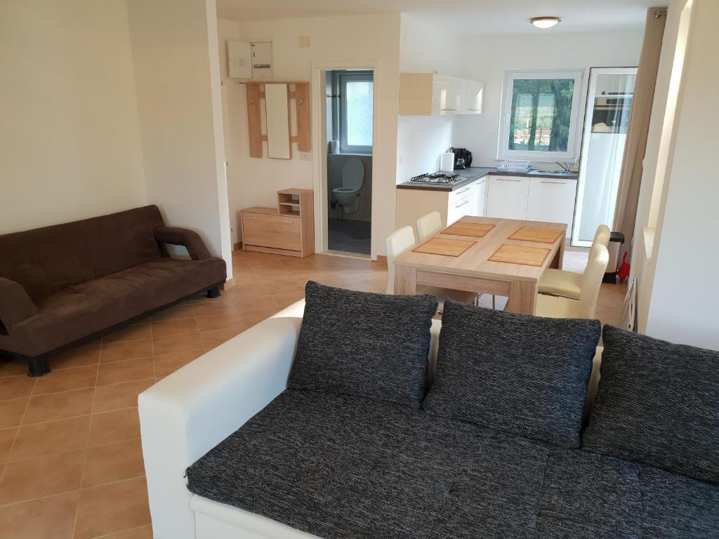 Kuchyňa alebo kuchynka v ubytovaní Apartments Villa Maslinica