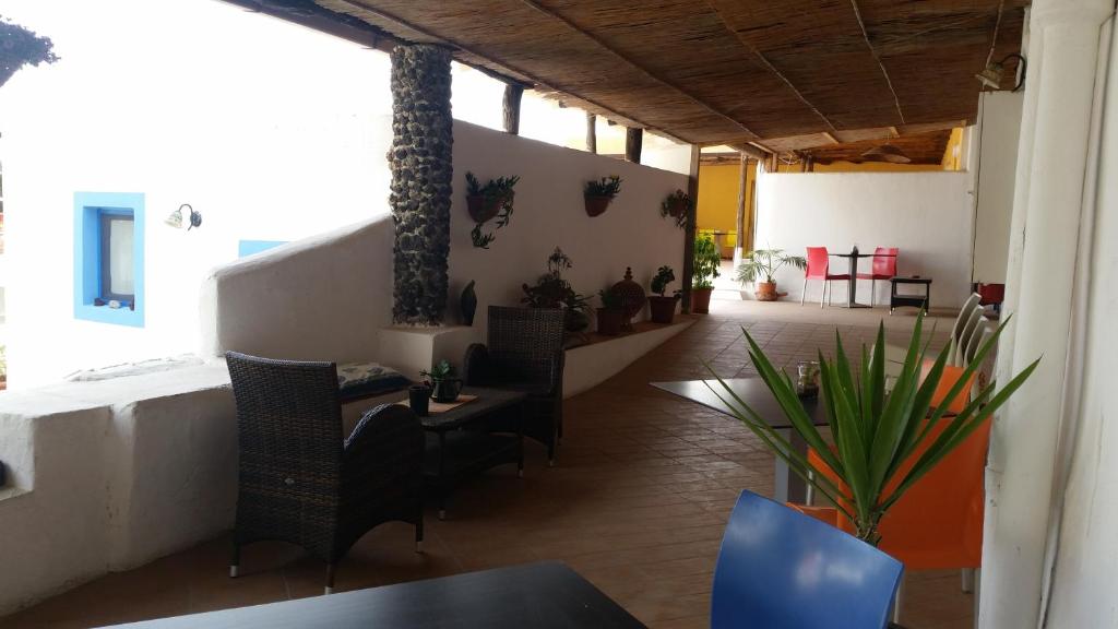 Posezení v ubytování Albergo Seaside