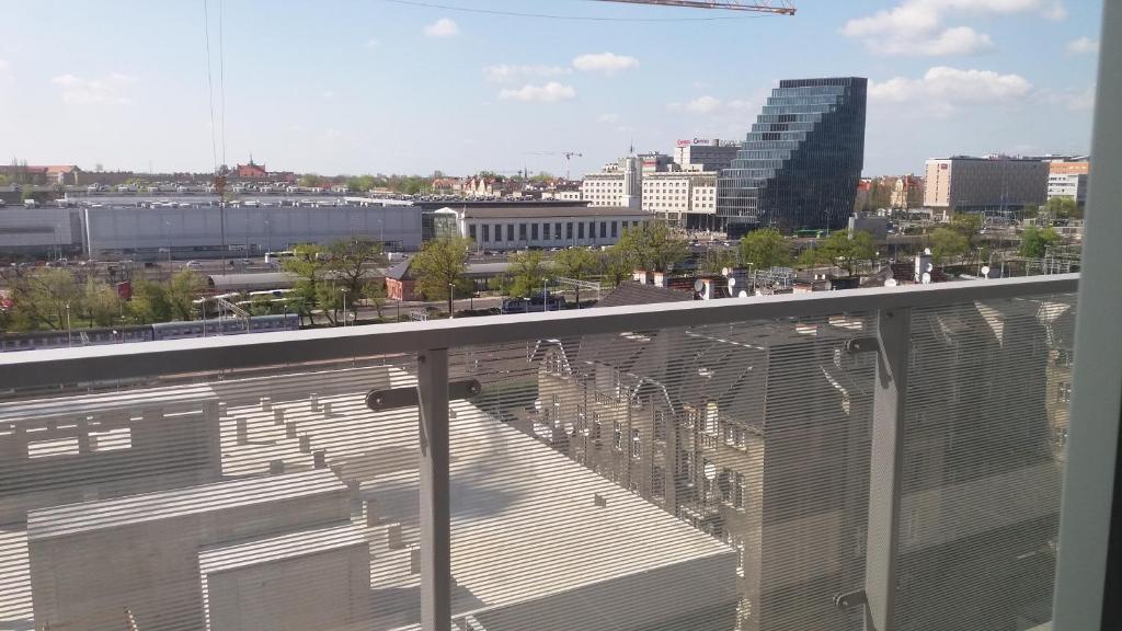 Výhľad na mesto Poznaň alebo výhľad na mesto priamo z apartmánu
