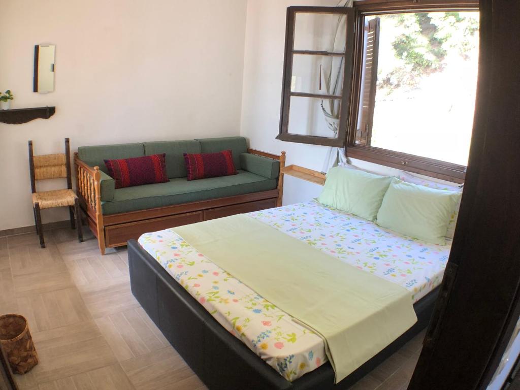 Postel nebo postele na pokoji v ubytování Unique Sea View House