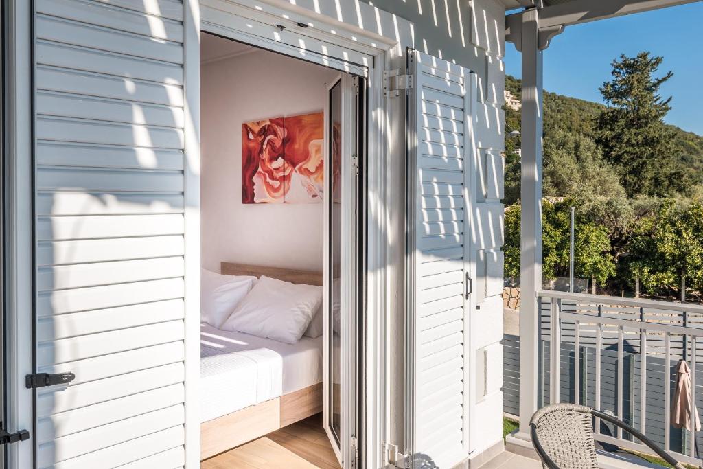 Balkón alebo terasa v ubytovaní Abeli Villas