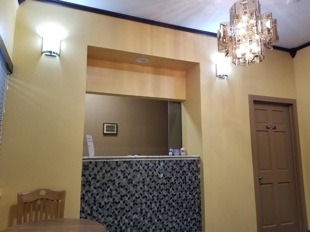 Koupelna v ubytování Motel 7 Rawlins