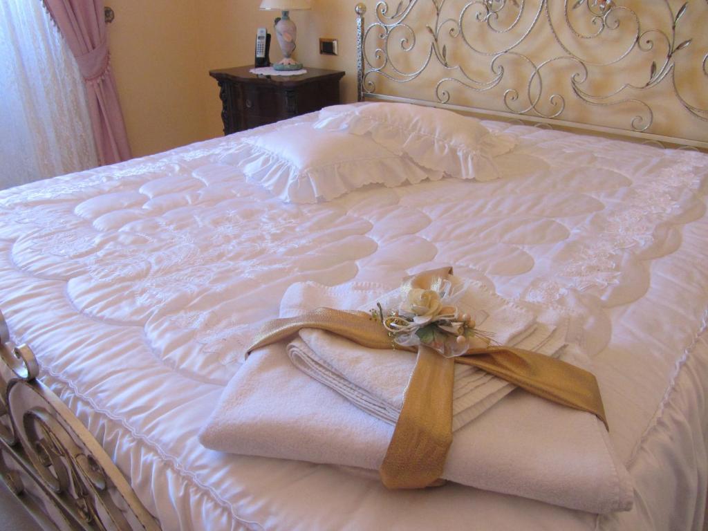 Rúm í herbergi á Vignali Residence