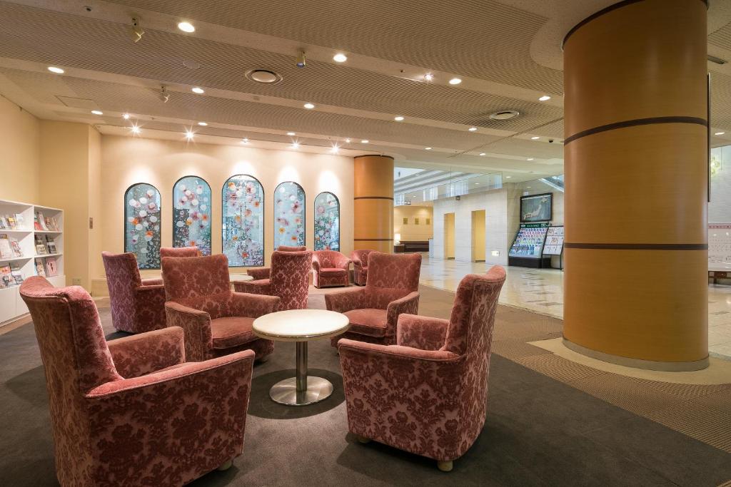 Posezení v ubytování Ark Hotel Okayama -ROUTE INN HOTELS-