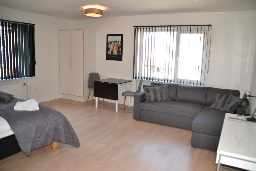 Posezení v ubytování Thyborøn Hotel