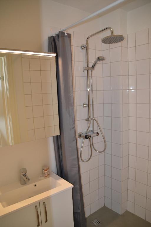 Koupelna v ubytování Thyborøn Hotel