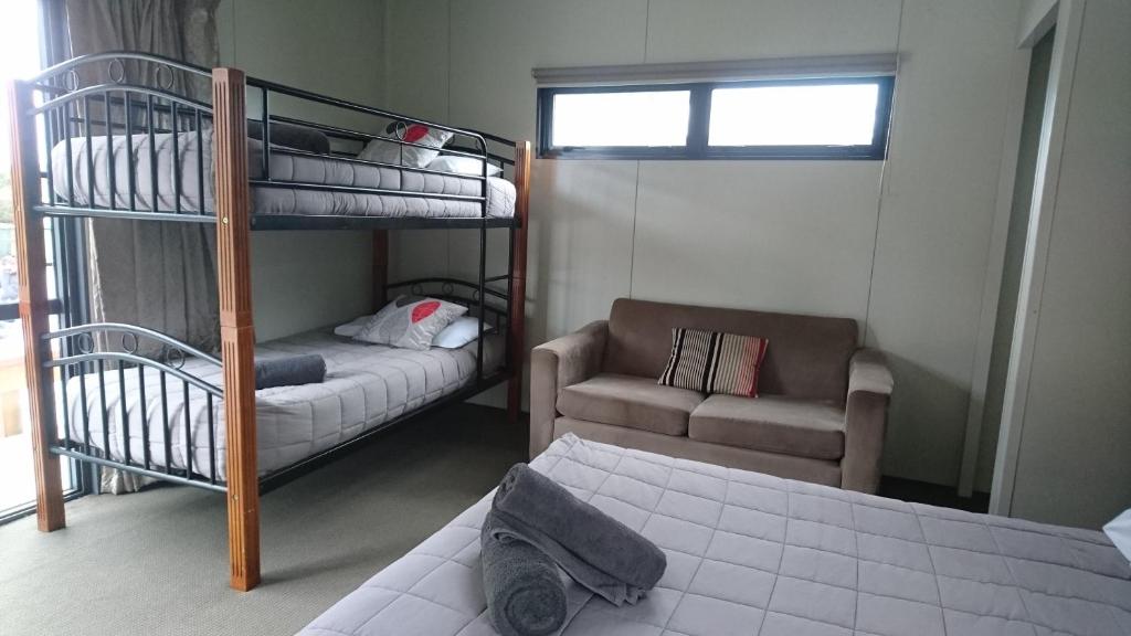 Postel nebo postele na pokoji v ubytování Taupo Debretts Spa Resort
