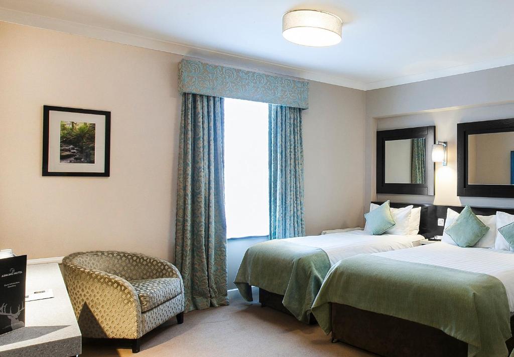 Postel nebo postele na pokoji v ubytování Ashling Hotel Dublin