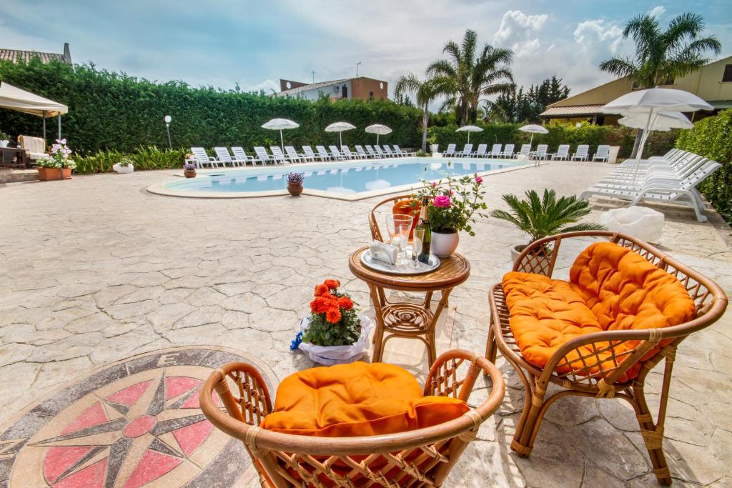 Bazén v ubytovaní Case Vacanze Paradise Beach Vicino Cefalù PISCINA APERTA alebo v jeho blízkosti