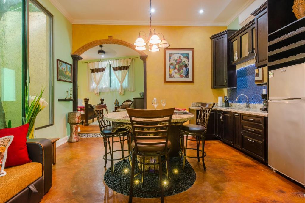 Posezení v ubytování Hacienda Xcaret