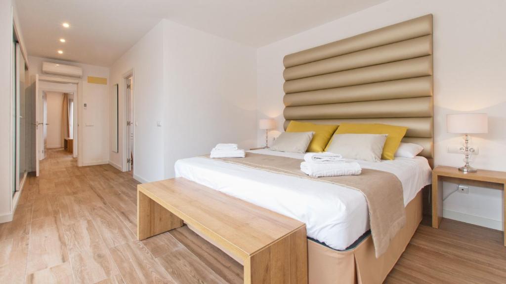Postel nebo postele na pokoji v ubytování Villa Jade I