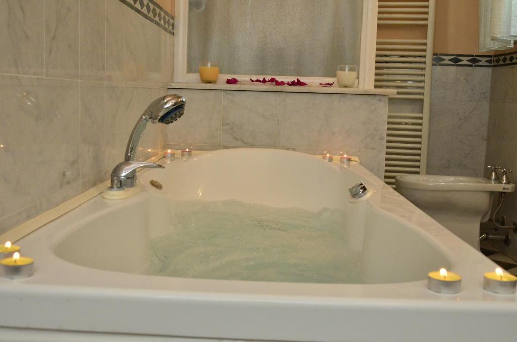Koupelna v ubytování B&B Il Gianduia