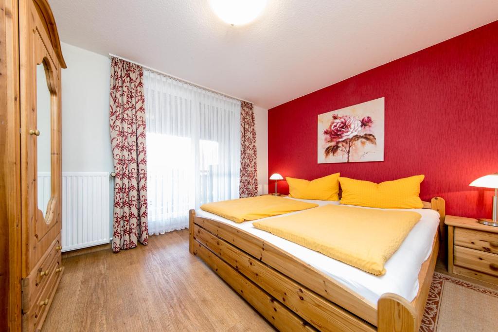 Postel nebo postele na pokoji v ubytování Ferienhof Heins