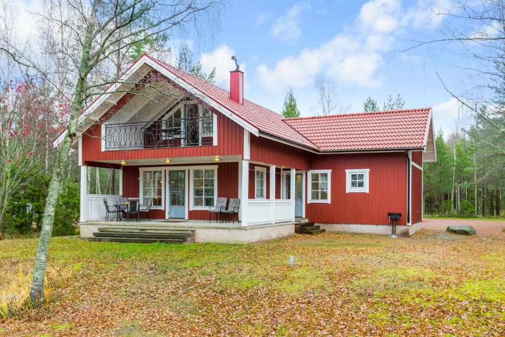 Zahrada ubytování Cottage "Rådjuret"