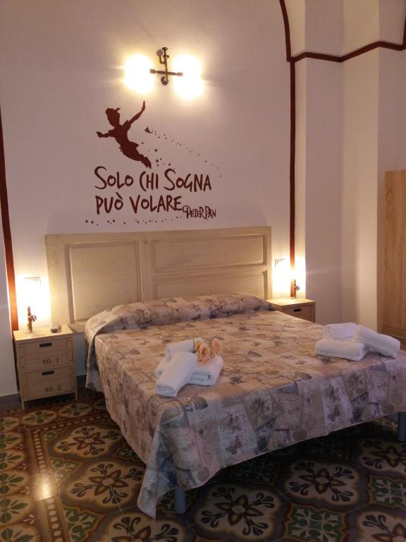 Postel nebo postele na pokoji v ubytování ChiaFè