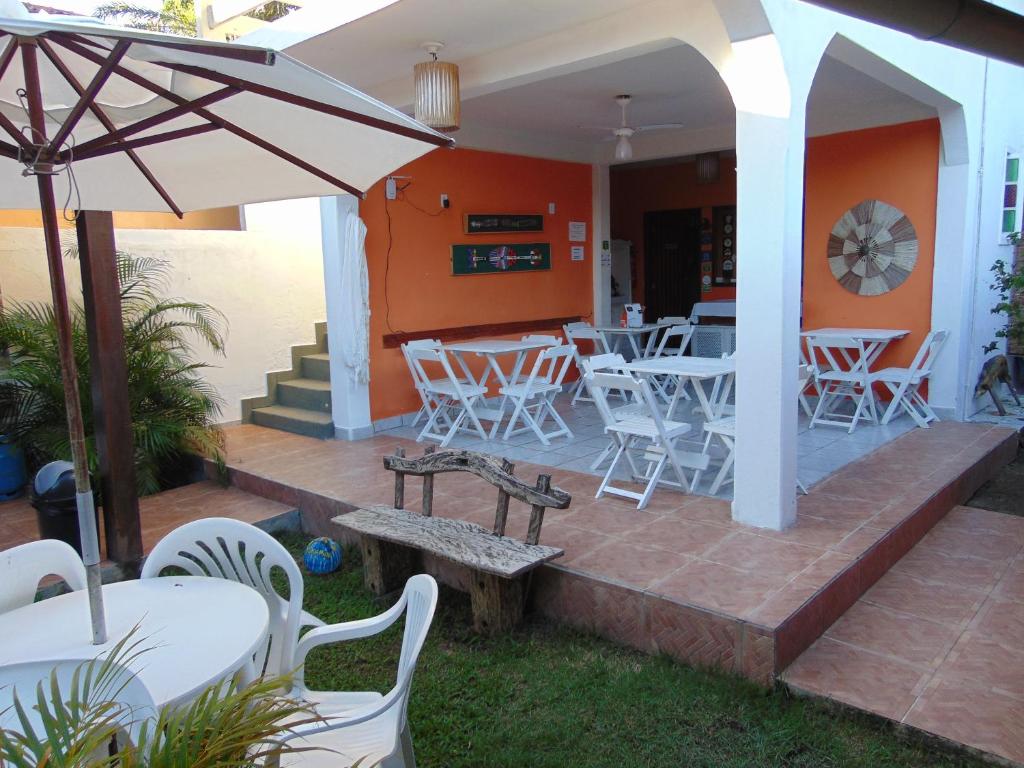 Patio nebo venkovní prostory v ubytování Pousada do Carlos