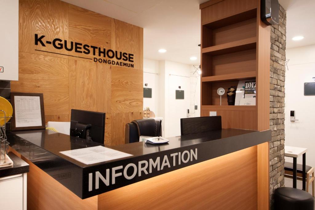 Lobi ili recepcija u objektu K-Guesthouse Dongdaemun