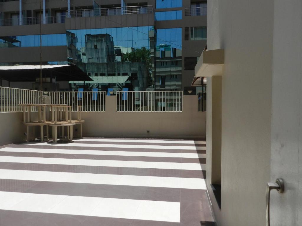 Balkón nebo terasa v ubytování Hotel K Square