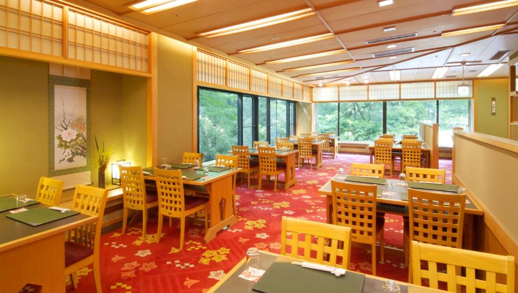 Posezení v ubytování Hotel Laforet Nasu