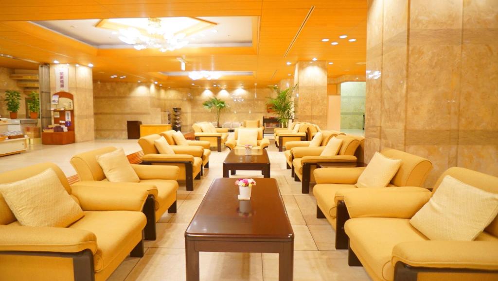Posezení v ubytování Hotel Laforet Nasu
