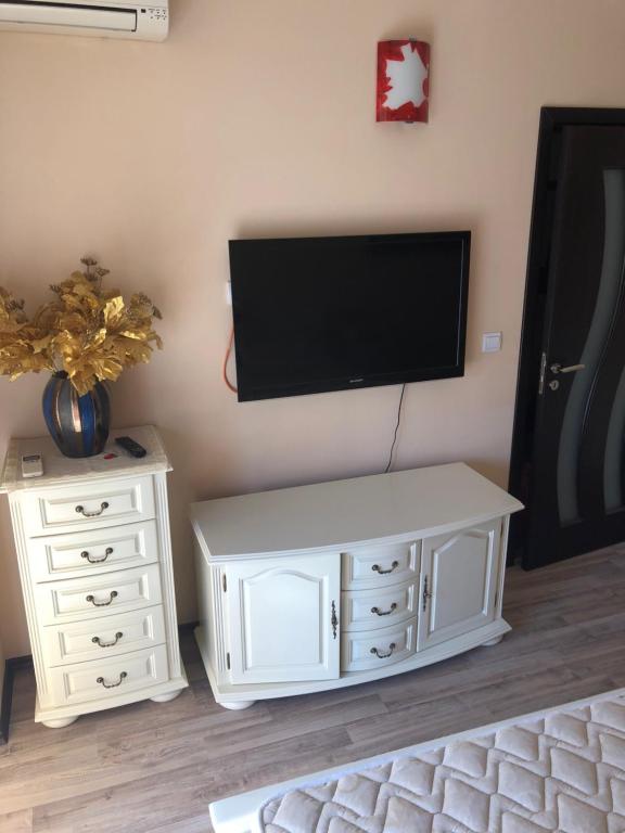 TV a/nebo společenská místnost v ubytování Tatyana Apartment