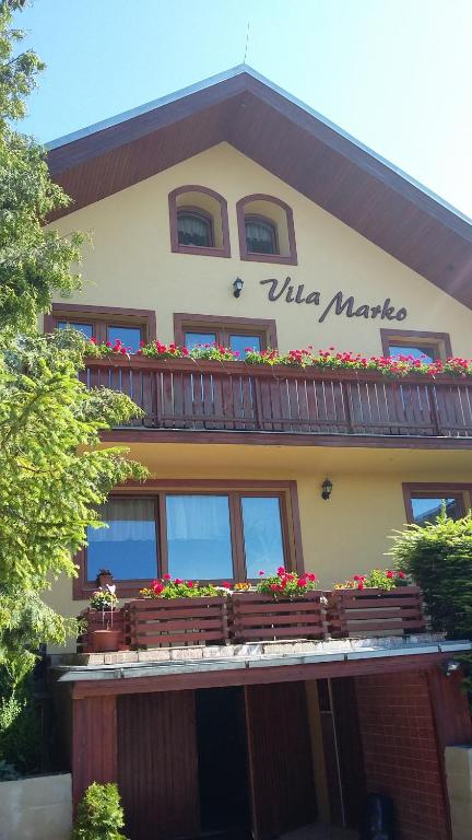 Balkón nebo terasa v ubytování Vila Marko