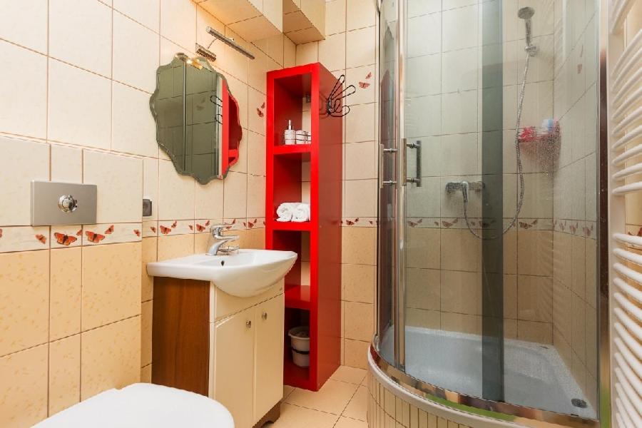 Kúpeľňa v ubytovaní Apartamenty Jasna