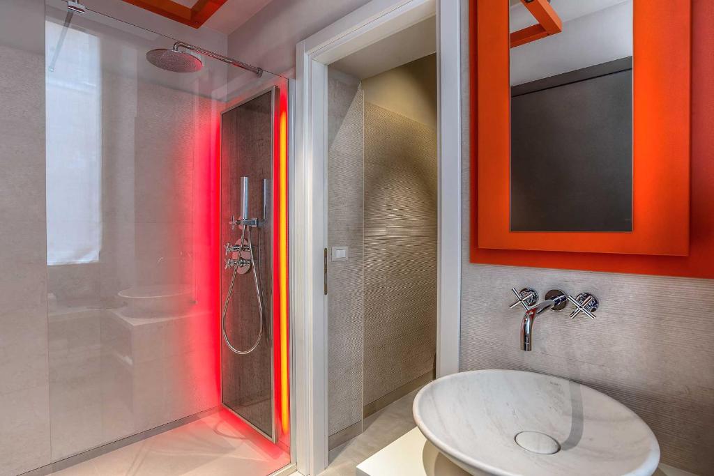 Kúpeľňa v ubytovaní Via Veneto Prestige Rooms