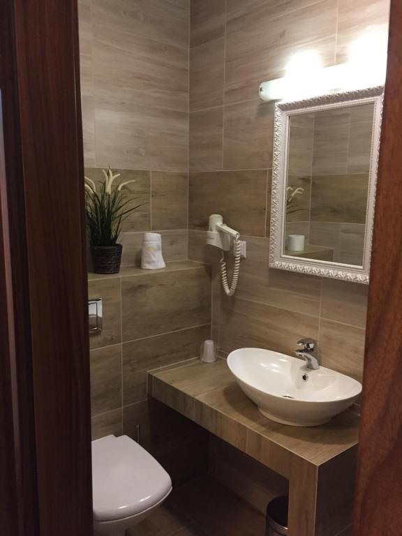 Koupelna v ubytování Virgo B&B Biznes Rumia