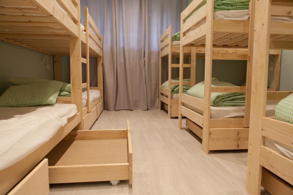 Postel nebo postele na pokoji v ubytování Balea Hostel