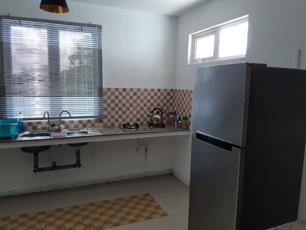 Kuchyň nebo kuchyňský kout v ubytování Riverside Appartment
