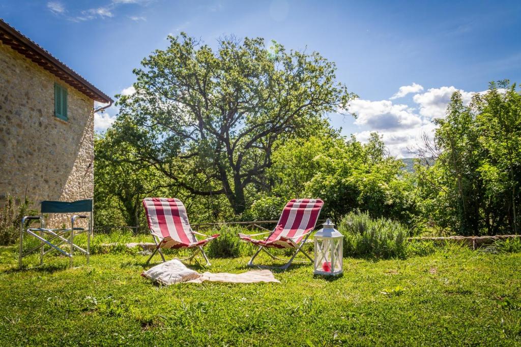 Vonkajšia záhrada v ubytovaní Il Colle sulla Flaminia