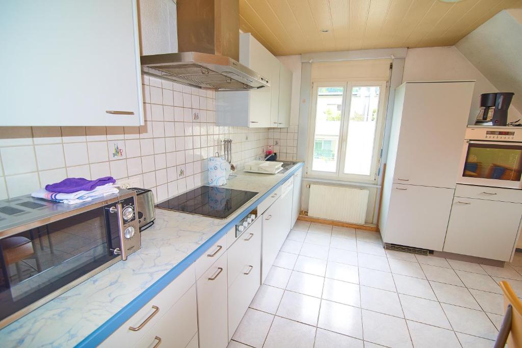 Kuchyň nebo kuchyňský kout v ubytování Residence Villa Flora
