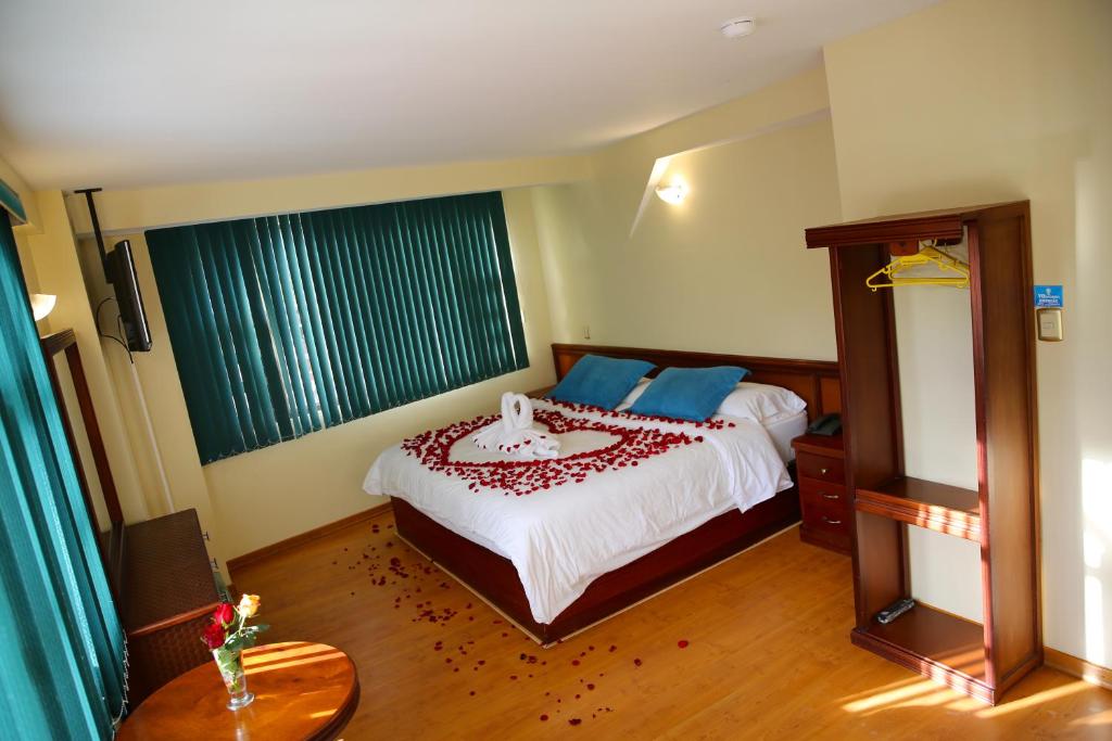 Postel nebo postele na pokoji v ubytování Hotel Donde Marcelo