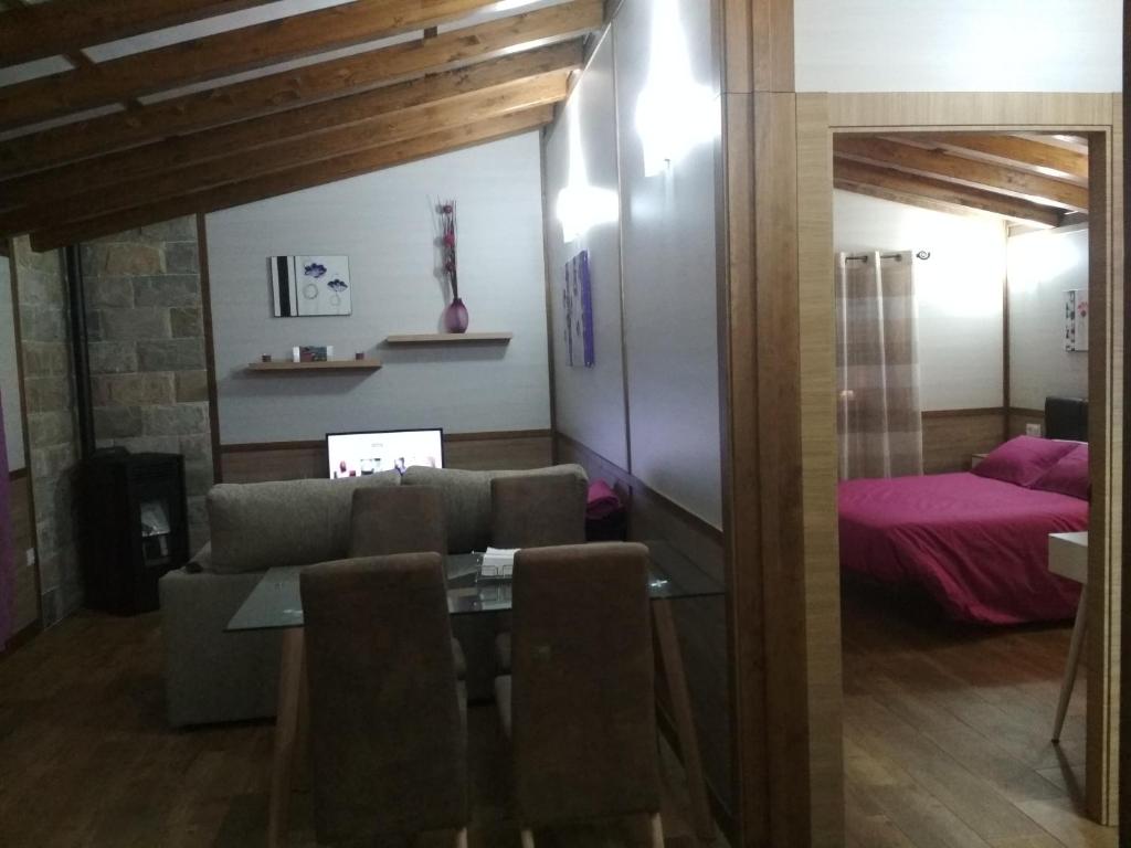 Postel nebo postele na pokoji v ubytování Bungalows Cantia