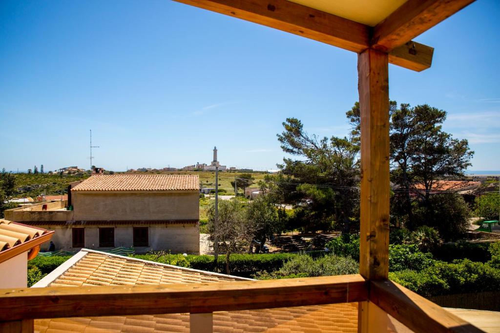 Balkón nebo terasa v ubytování Casa dei Carrubi